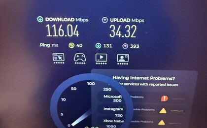 Замер скорости Минский район усиление 4G