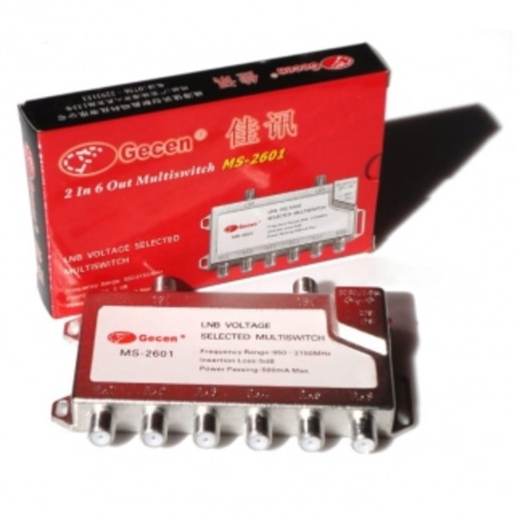Мультисвитч Gecen 2x6