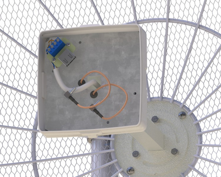 Cетчатая разборная параболическая антенна Vika-21 MIMO c боксом.