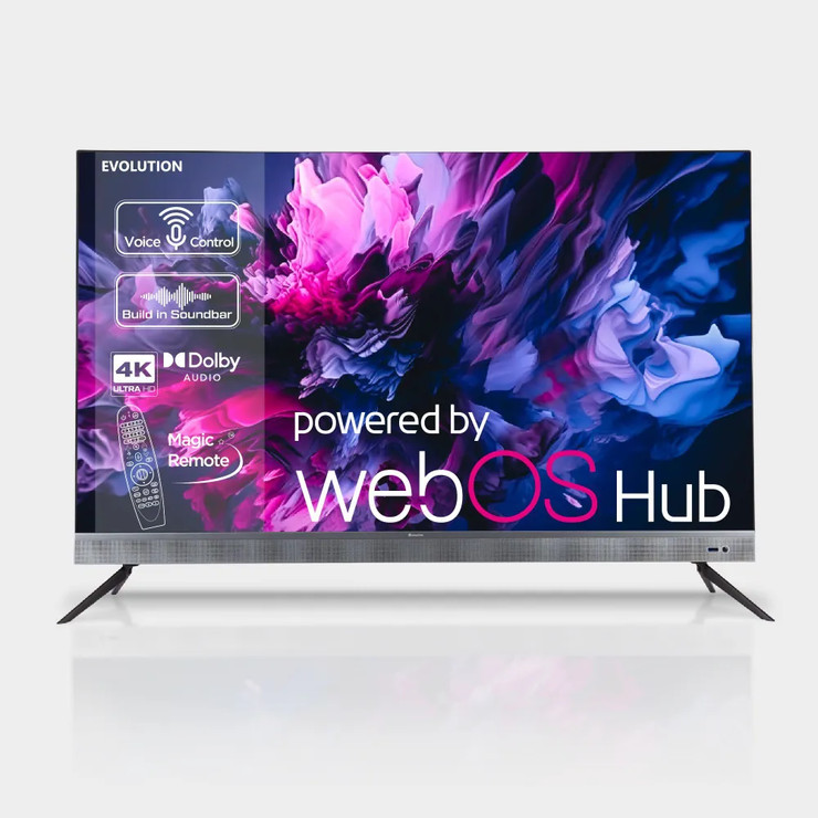 ТЕЛЕВИЗОР EVOLUTION 50 ДЮЙМОВ WOS50MR1SBUHD SMARTTV (WEBOS 6.0)